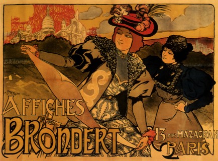 Advertisement for Brondert Posters.