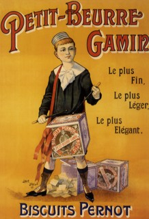 Label of Pernot Biscuits.