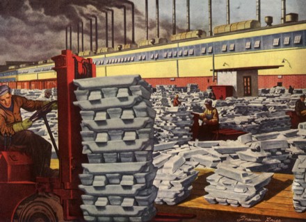 Aluminum Plant at Listerhill, Alabama.