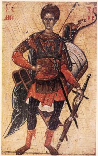 Saint Demetrius of Salonica.
