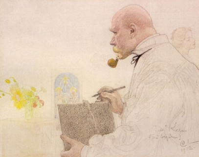Self-portrait of Carl Olof Larsson.