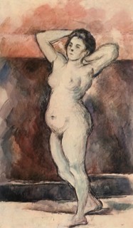 Standing Female Nude.