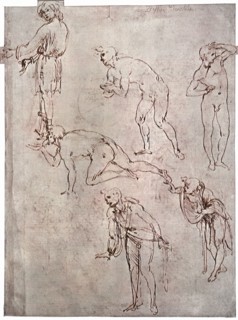 Studies for the Adoration of the Magi.