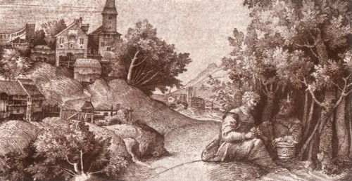 Landscape with Two Figures.