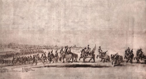 The Entry into Rome of the Polish Ambassador.