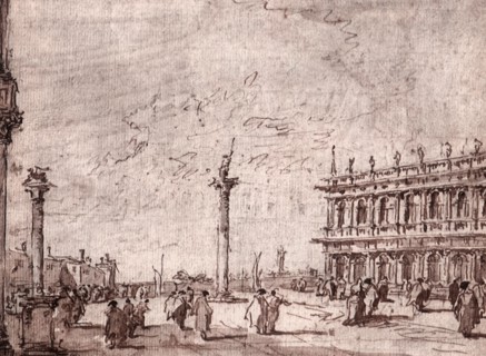 The Piazzetta in Venice.