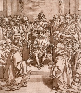 Magistrates Paying Homage to the Young Louis XIII.