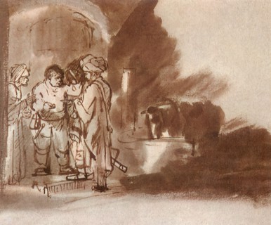 The Good Samaritan at the Door of the Inn.