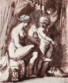 Venus and Cupid.