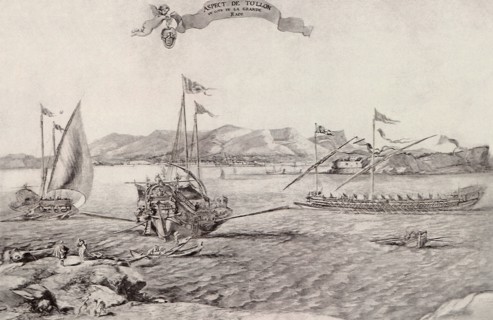 View of Toulon Harbour.