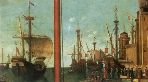 The Meeting of St. Ursula with her Husband.