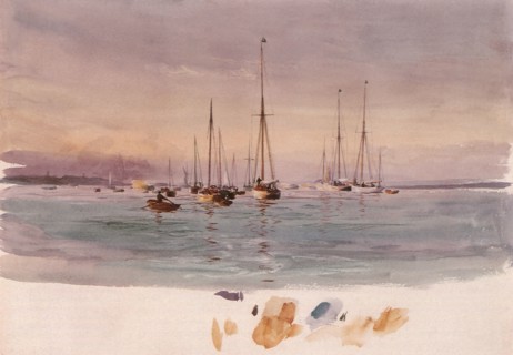 Yachts at Anchor.