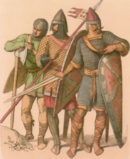 Two Knights and a Man-at-Arms from the First Crusade.