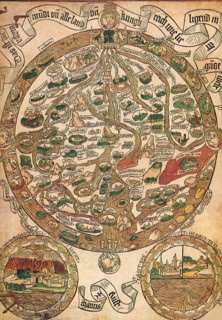 Medieval Map of Europe.