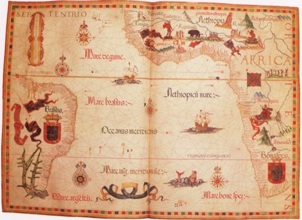 Chart of the South Atlantic.