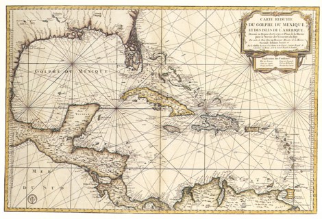 Carte reduite du Golphe de Mexique et des isles.