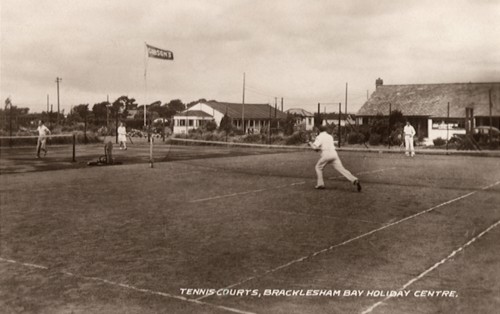 Tennis Courts, Bracklesham Bay Holiday Center.