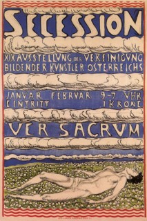 Poster for the Nineteenth Secession Exhibition.