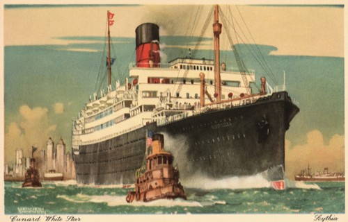 Cunard White Star Scythia.