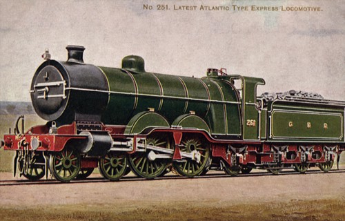 Atlantic Type Locomotive.
