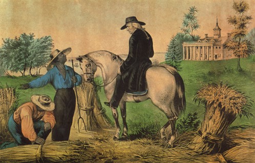 Washington at Mount Vernon.