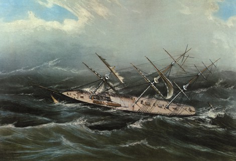 Clipper Ship 'Comet' of New York.