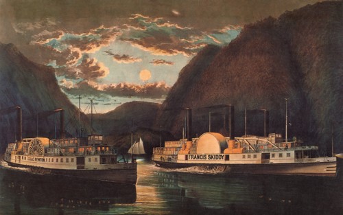A Night on the Hudson/'Through at Daylight'.