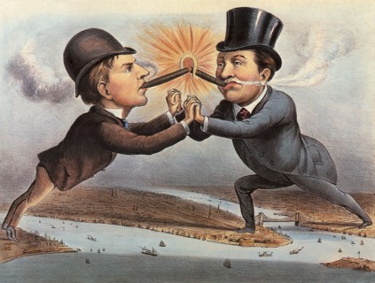 The Electric Light, Thomas Edison and C.F. Brush.