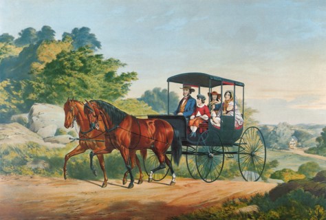 Life in the Country. The Morning Ride.