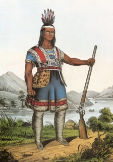 E. Forrest as Metamora.