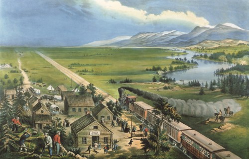 Across the Continent / Westward the Course of Empire.