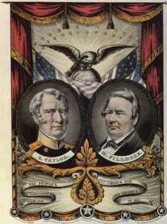 Grand, National, Whig Banner / Press Onward.
