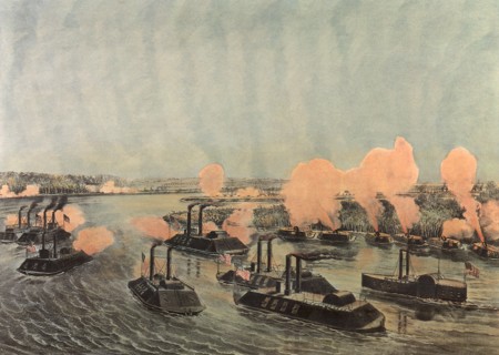 Bombardment and Capture of Island 'Number Ten'.