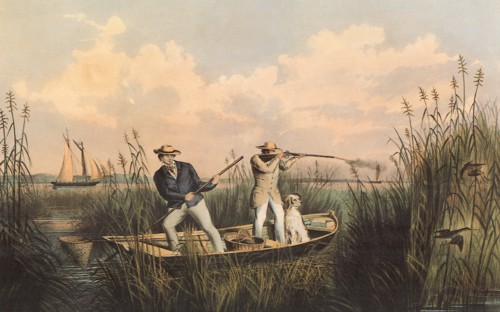 Rail Shooting on the Delaware.