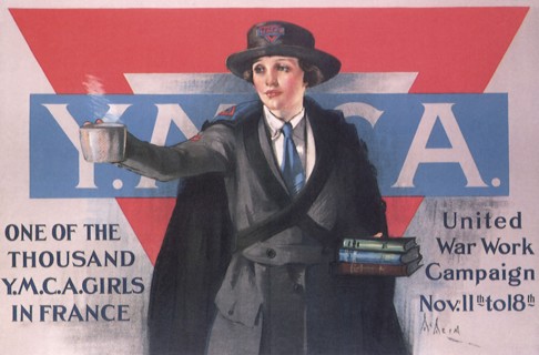 One of the Thousand Y.M.C.A. Girls in France.