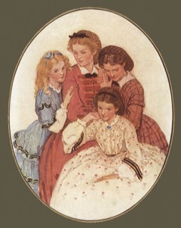 Four Sisters in Fancy Dress.