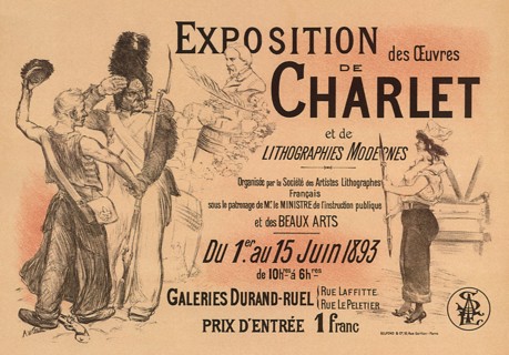 Art Exibition Poster for Nicolas-Toussaint.