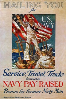 U.S. Navy  recruitment poster.