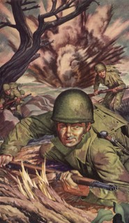 Determined Marines Crawl Forward.