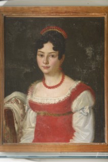 Portrait of Celeste Erard (wife of Gaspare Spontini). Casa Museo Gaspare Spontini. Maiolati Spontini. Marche. Italy