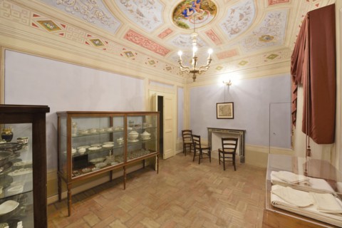 Gaspare Spontini House Museum. Natural Majolica Tiles. Marche. Italy