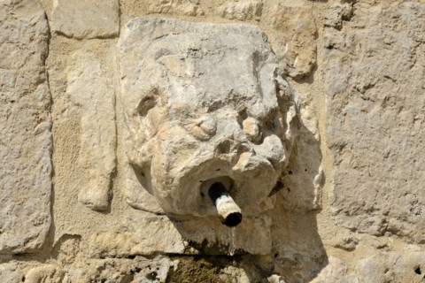 Fountain of the 99 Spouts. L'Aquila. Abruzzo. Italy