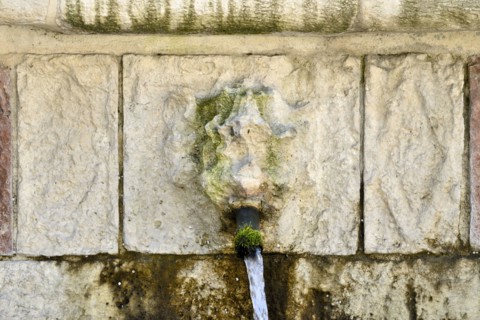 Fountain of the 99 Spouts. L'Aquila. Abruzzo. Italy