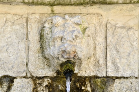 Fountain of the 99 Spouts. L'Aquila. Abruzzo. Italy