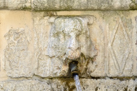 Fountain of the 99 Spouts. L'Aquila. Abruzzo. Italy