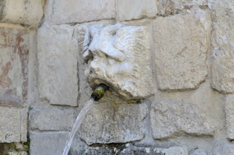 Fountain of the 99 Spouts. L'Aquila. Abruzzo. Italy