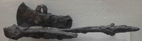 Knife, axe and spearheads