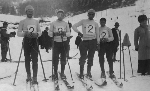 italie, ponte di legno, semaine de ski du touring club italien, 1912