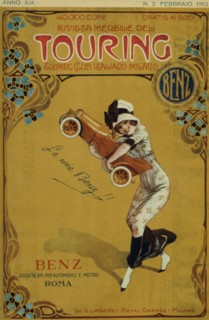 couverture de la "revue mensuelle" du tci. février 1913