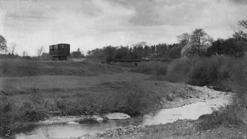 royaume-uni, comté de kent, caravane campée ruisseau, fin du 19e siècle